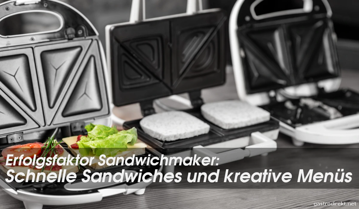 Erfolgsfaktor Sandwichmaker: Warum Ihr Restaurant nicht darauf verzichten sollte